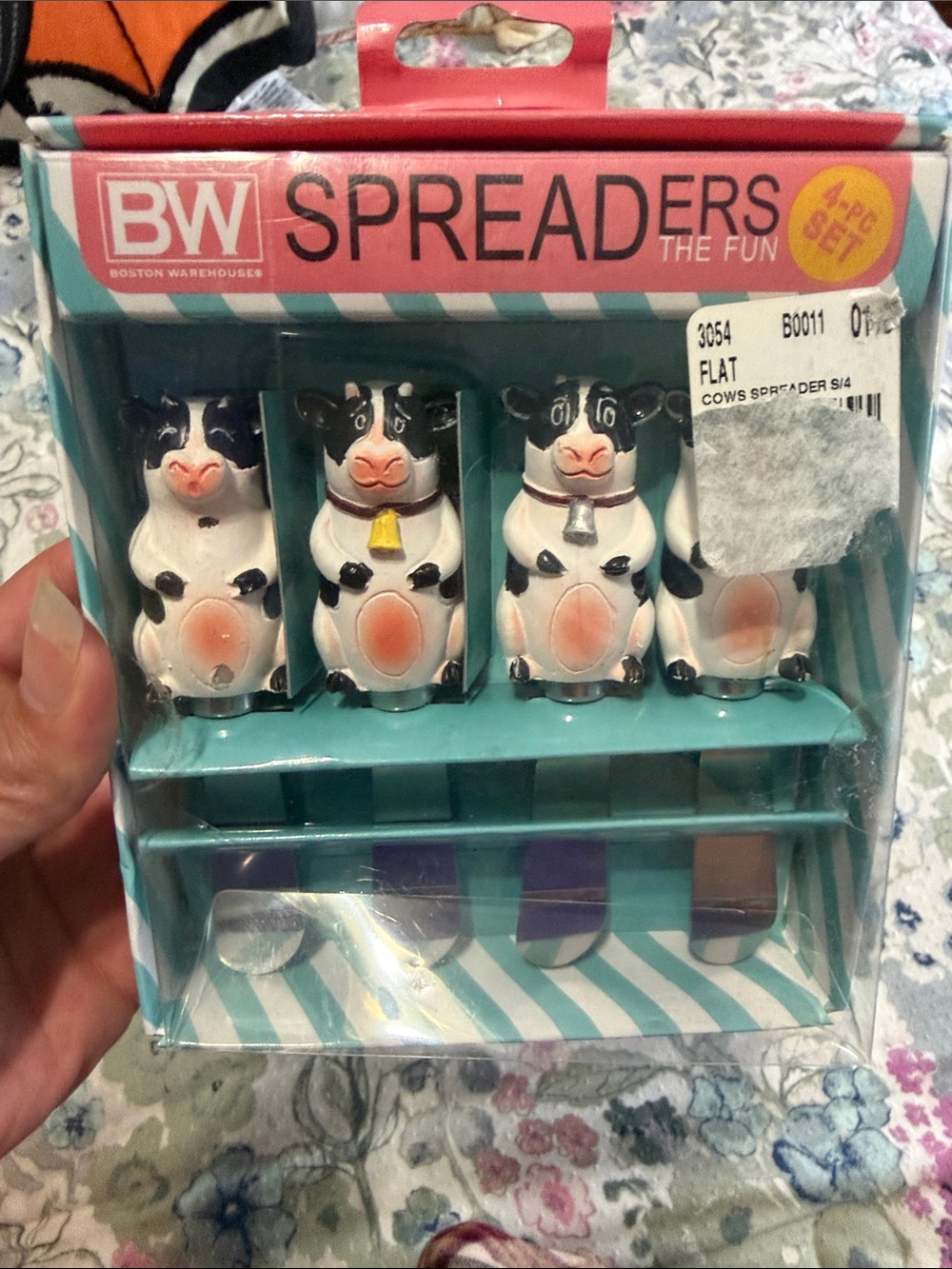 Spreader Set - Cow Design Butter Spreaders